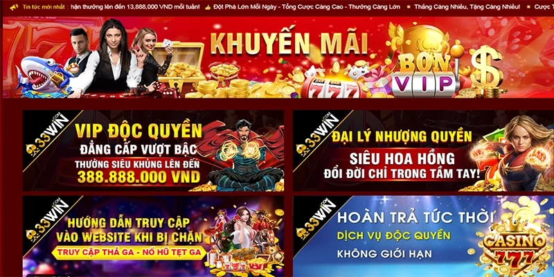 Tổng quan về 33win khuyến mãi