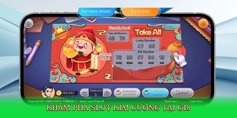 Khám phá slot kim cương tại GI8