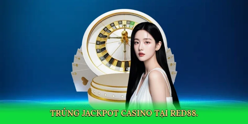 Trúng jackpot casino tại RED88.